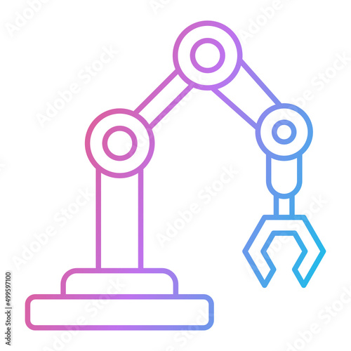 Robotic Arm Icon Design