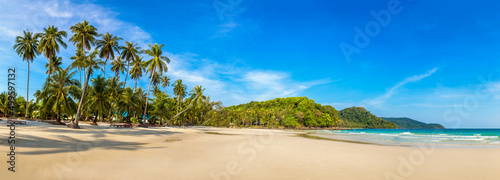 Photo Panorama of  Tropical beach