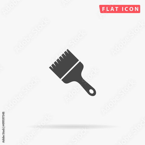 Brush flat vector icon