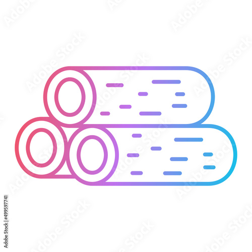 Wood Log Icon Design