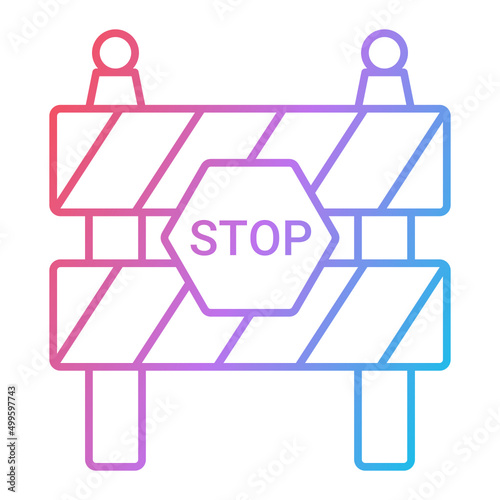 Barrier Icon Design