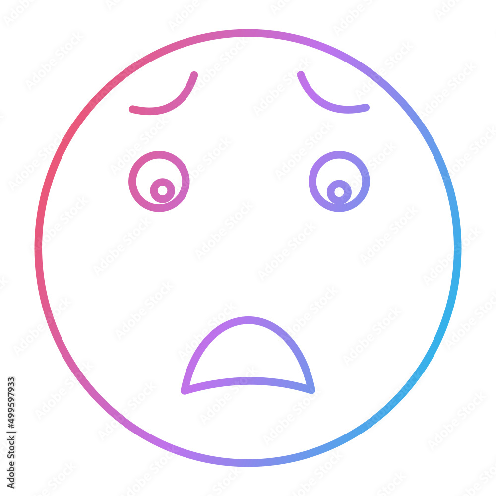 Bored Emoji Icon Design Bored Emoji Icon Design