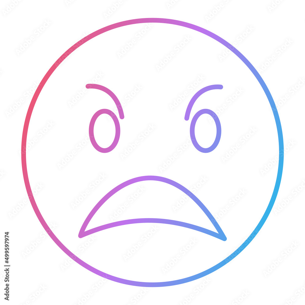 Angry Emoji Icon Design Angry Emoji Icon Design