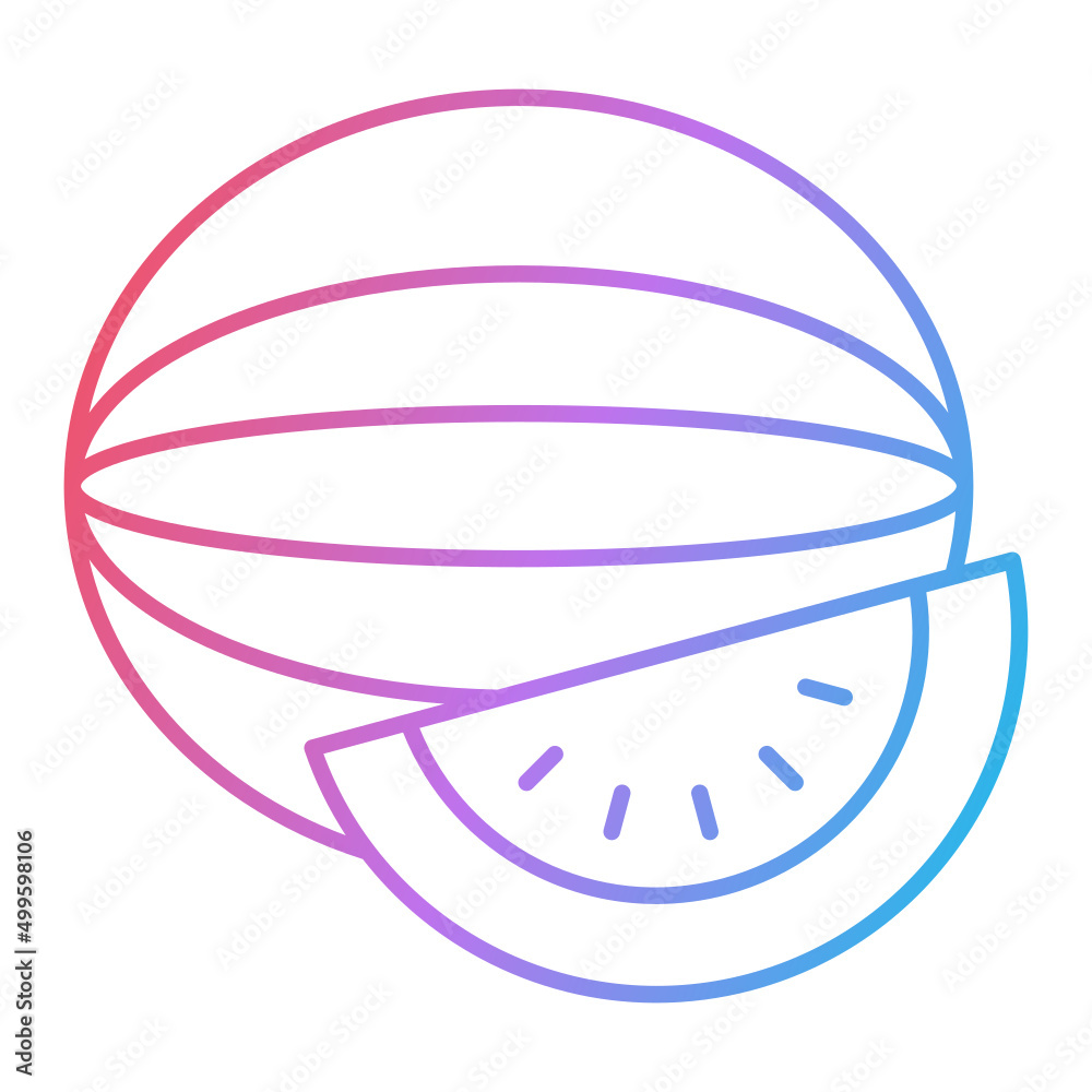 Watermelon Icon Design