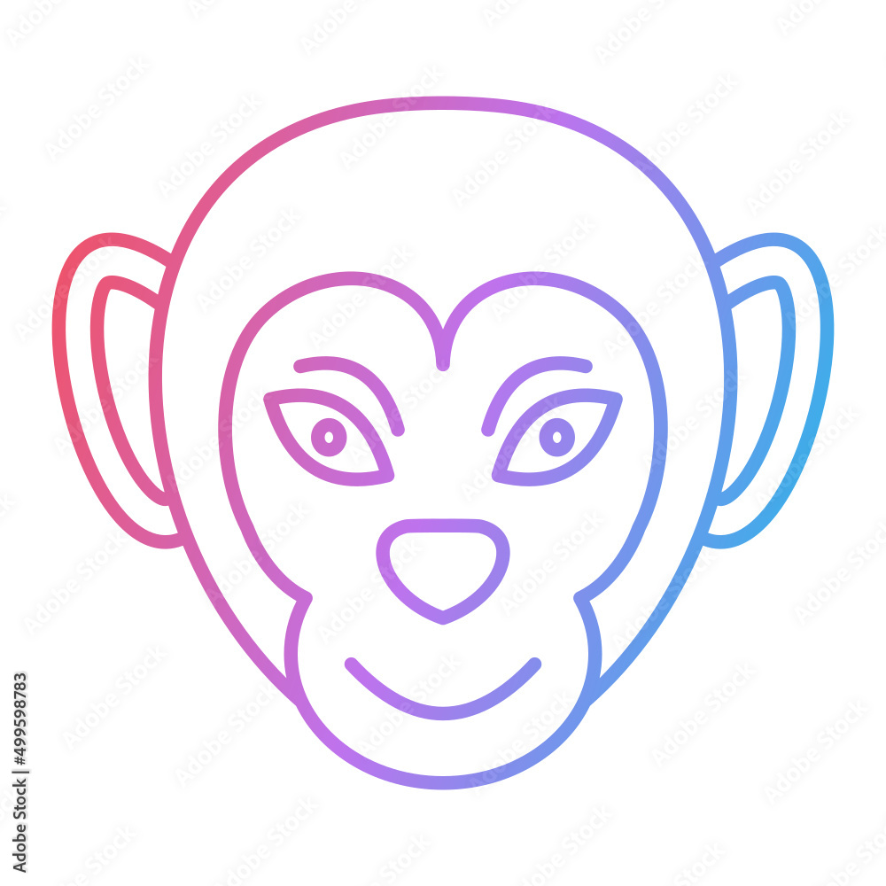 Monkey Icon Design Monkey Icon Design