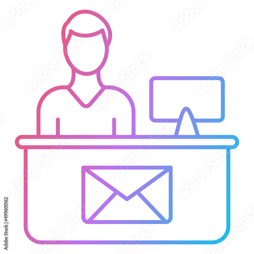 Office Worker Icon Design