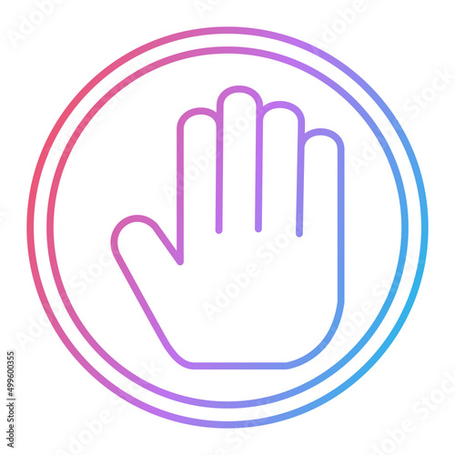 Stop Icon Design