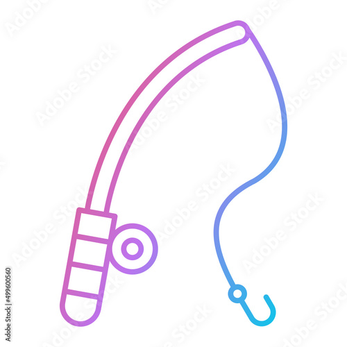 FishIng Rods Icon Design