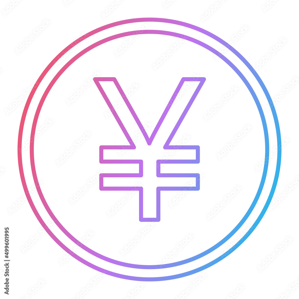 Obraz premium Yen Icon Design