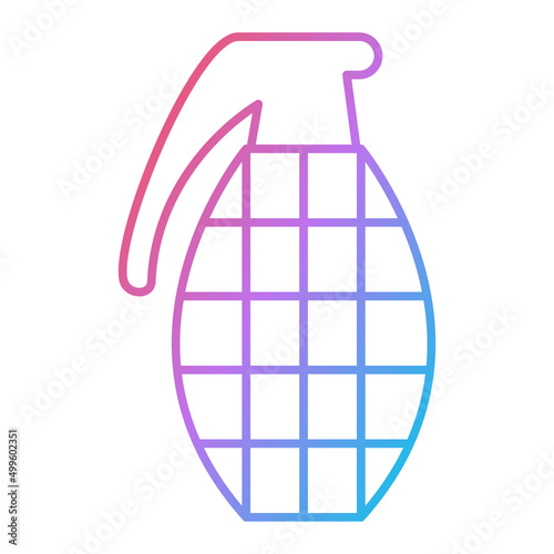 Hand grenade Icon Design