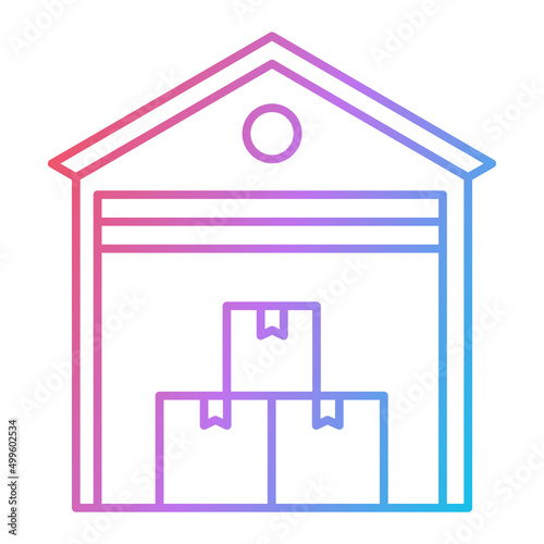 Warehouse Icon Design