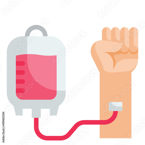 blood flat icon