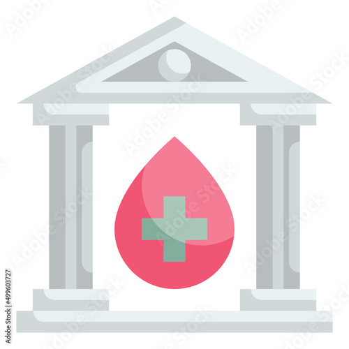 blood flat icon