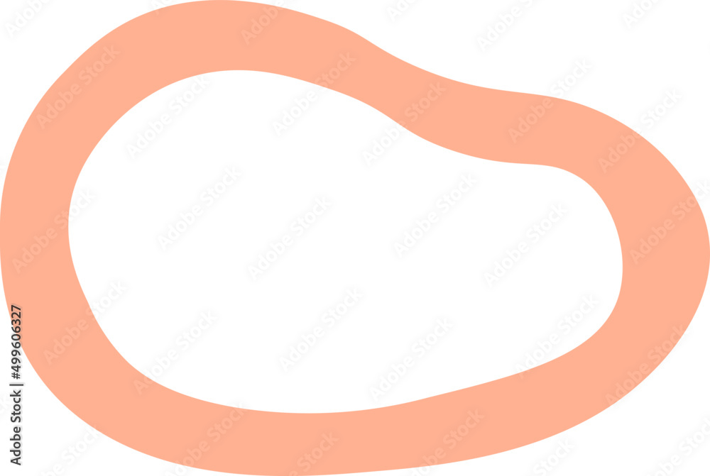 Abstract Deformed Ring Shape