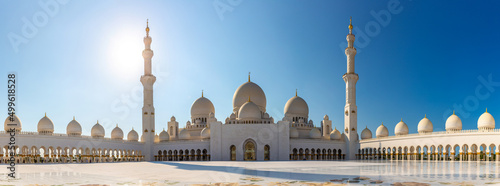 Fotografiet Sheikh Zayed Grand Mosque in Abu Dhabi