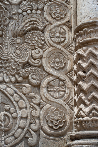 stone carving from Arequipa