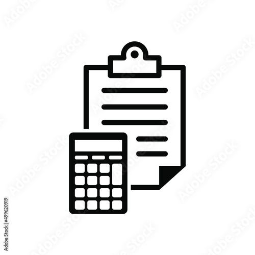 Money calculation icon vector set. Budget illustration sign collection. Financial payment symbol. banking logo.