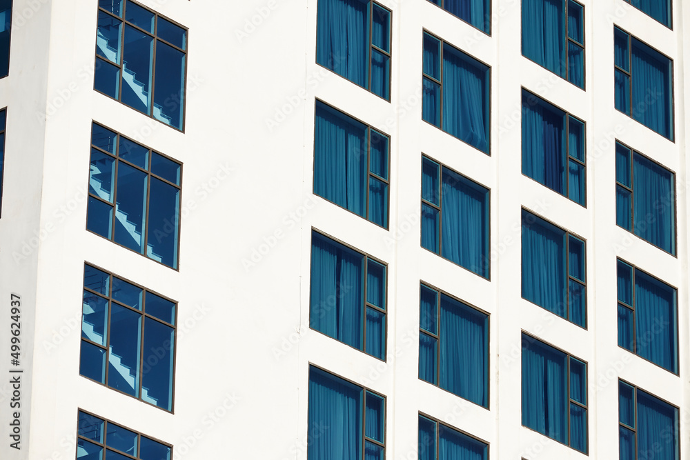 facade of a modern building facade of a modern building