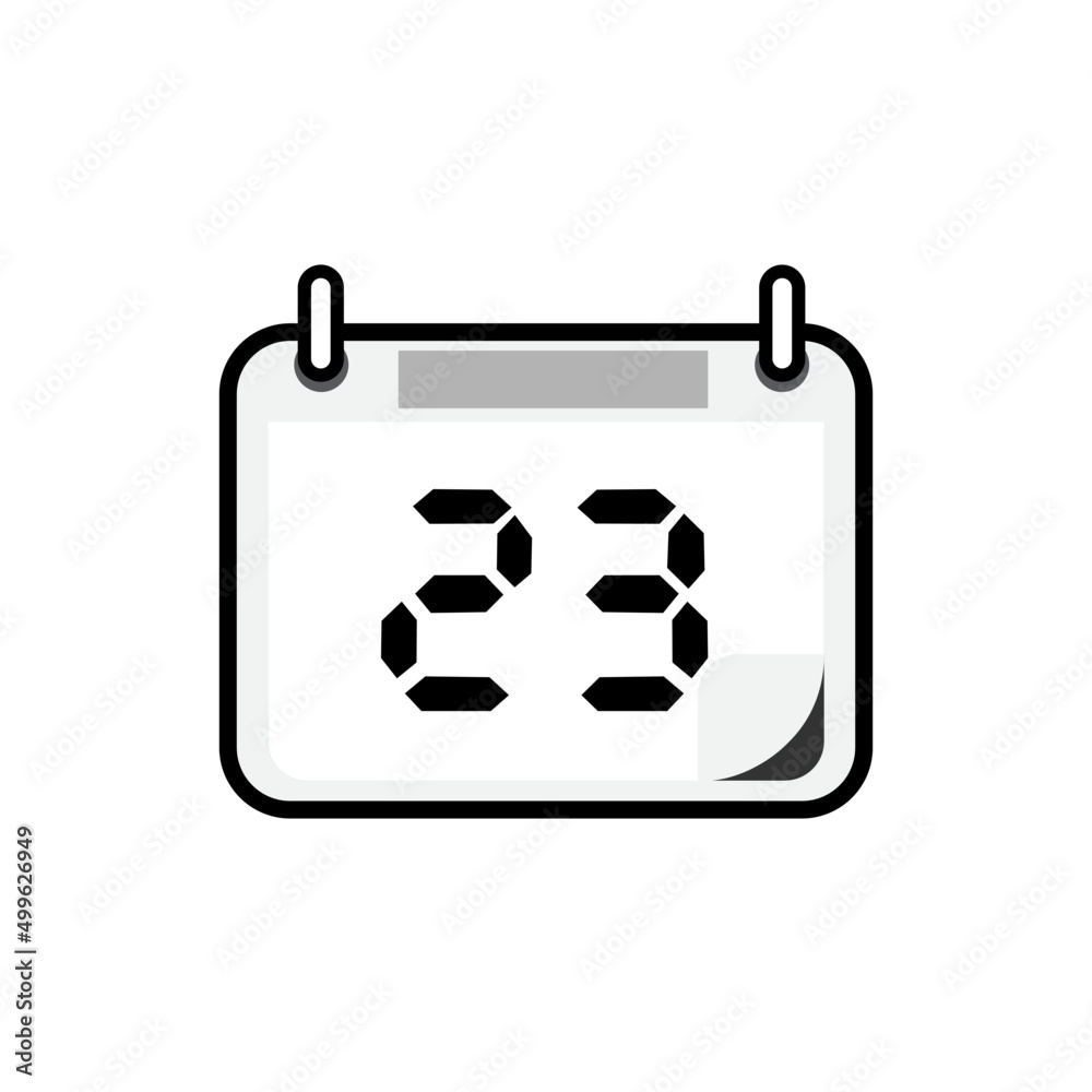Calendar icon design for your UI illustration Calendar icon design for your UI illustration