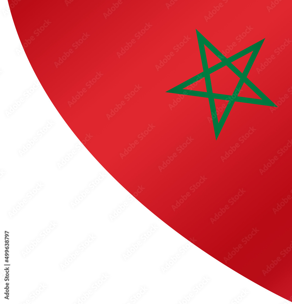 Morocco flag wave  isolated  on png or transparent background,Symbol Morocco,template for banner,card,advertising ,promote,and business matching country poster, vector illustration