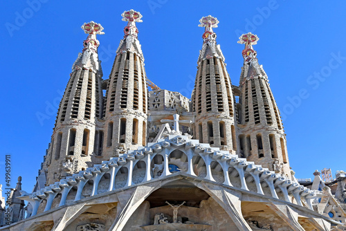 Sagrada Família is a Roman Catholic basilica in Barcelona, Spain