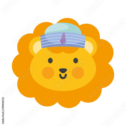 cute sailor lion