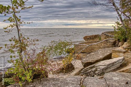 Hecla Grindstone Provincial Park on Lake Winnipeg in Manitoba photo