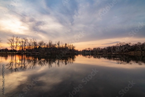 sunrise over the lake © Jose M. Izquierdo