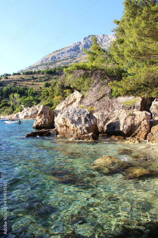 Beautiful view of Croatian beaches