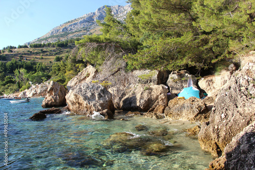 Beautiful view of Croatian beaches.