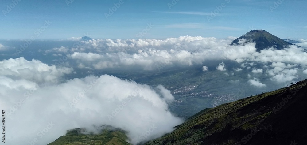 landscape with clouds