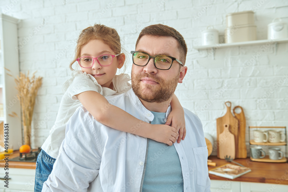 Fototapeta premium father with daughter