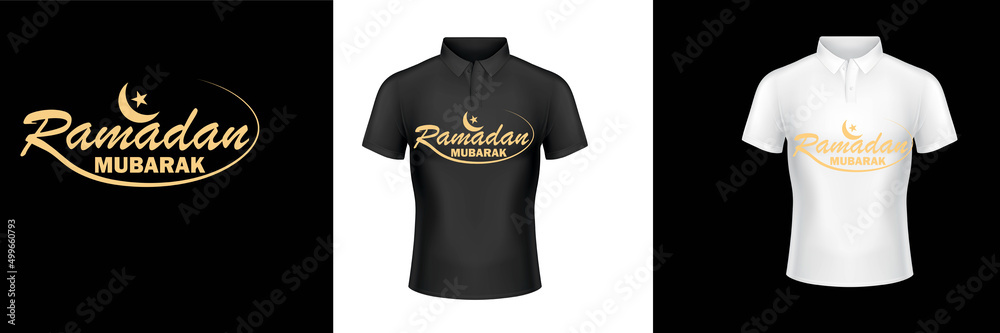 Eid Mubarak t shirt typography graphic t-shirt print ready premium vector typography graphic t-shirt Premium Vector