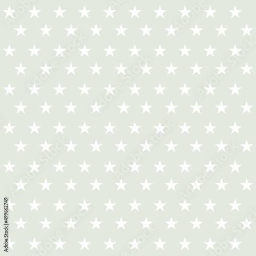 White stars on gray background. Seamless abstract pattern. vector illustration