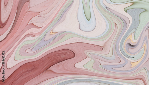 Abstract colorful acrylic liquid marble texture, modern wavy colorful background, Acrylic texture with marble pattern for making book cover, template, graphics design and design.