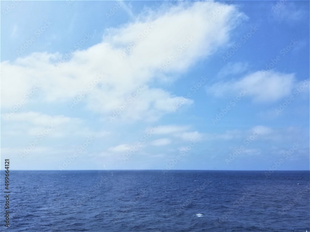 SUNNY MORNING SAILIING MEDITERRANEAN SEA