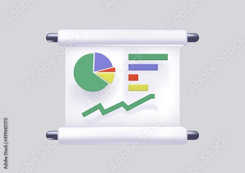 Financial news. Trading stock news impulses. Market movements creative concept charts up, infographics.