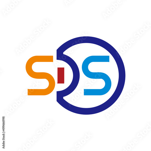 SDS vector logo illustration symbol