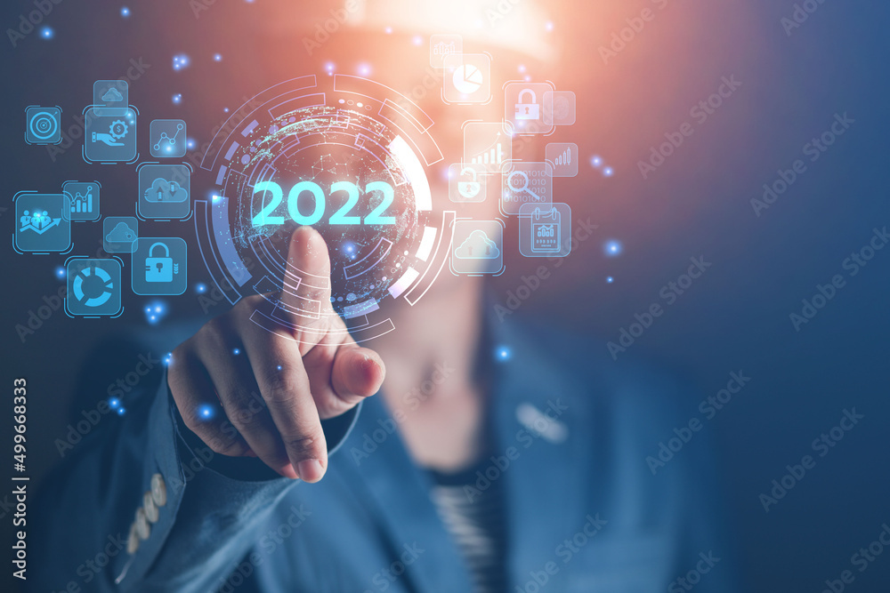 2022 business concept, businessman or engineer Show the trend of driving modern innovations to develop more efficient technology.
2022 business concept, businessman or engineer Show the trend of driving modern innovations to develop more efficient technology.