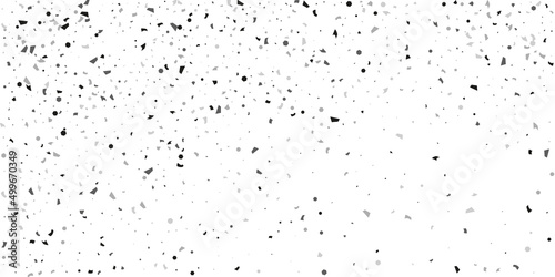  Silver glitter confetti on a white background. Illustration of a drop of shiny particles. Decorative element. Luxury background for your design, cards, invitations, gift, vip.