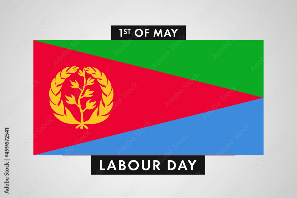 Eritrea Labor Day. International World Workers Day of Eritrea background, banner or poster Eritrea Labor Day. International World Workers Day of Eritrea background, banner or poster