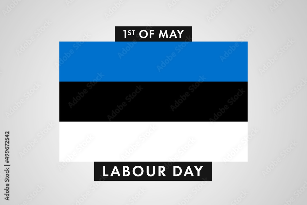 Estonia Labor Day. International World Workers Day of Estonia background, banner or poster Estonia Labor Day. International World Workers Day of Estonia background, banner or poster