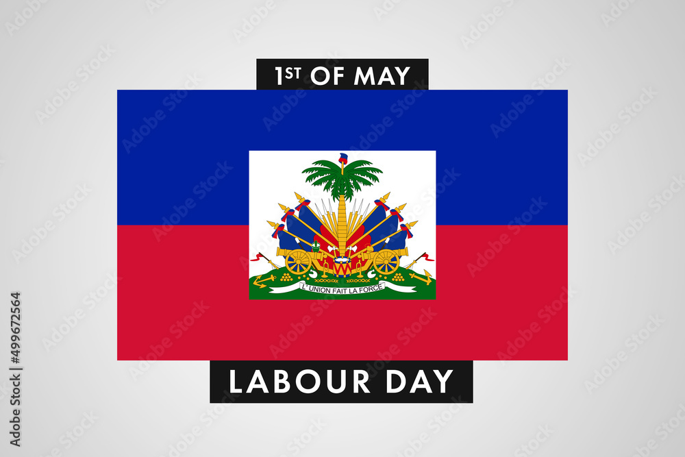Haiti Labor Day. International World Workers Day of Haiti background, banner or poster