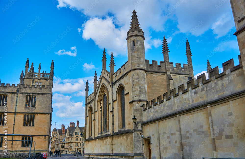 OXFORD, UK - April 13, 2021. All Souls College. Oxford University