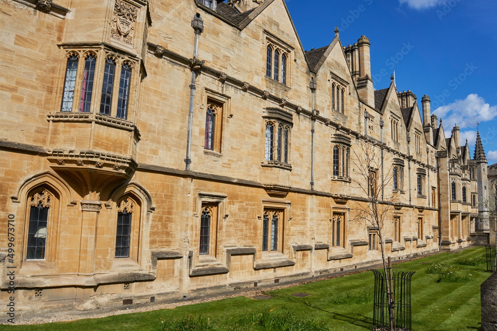 OXFORD, UK - April 13, 2021. Oxford University, Oxford, England.