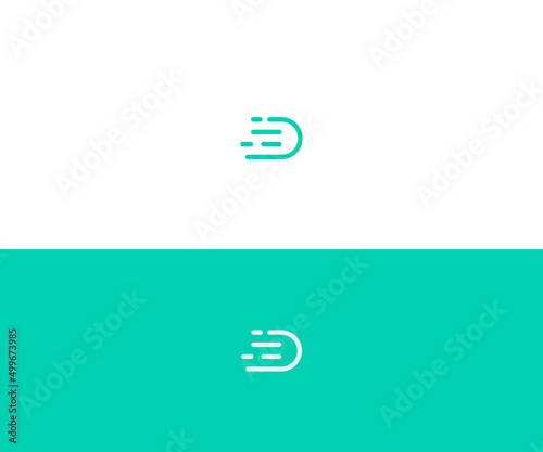 D Letter Logo Design vector Template