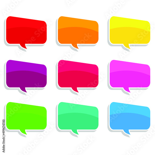 cartoon speech bubbles on yellow background Different doodle forms for your text, dialogs icon vector Blank with text place. different hand drawn shapes isolated hand drawn speech bubbles isolated. 