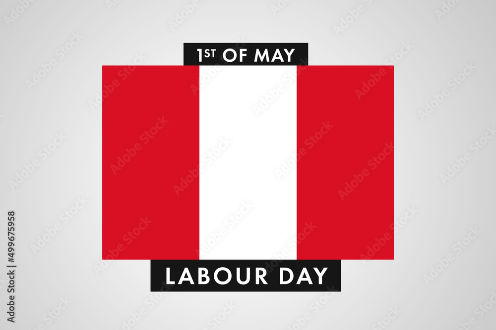 Peru Labor Day. International World Workers Day of Peru background, banner or poster