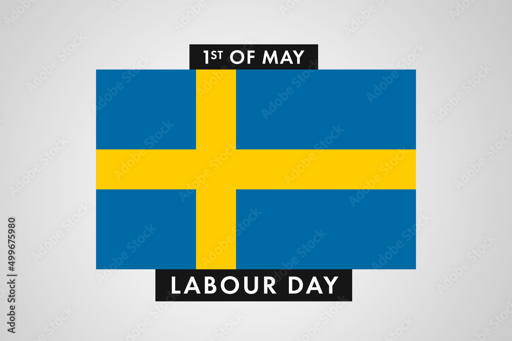 Sweden Labor Day. International World Workers Day of Sweden background, banner or poster Sweden Labor Day. International World Workers Day of Sweden background, banner or poster