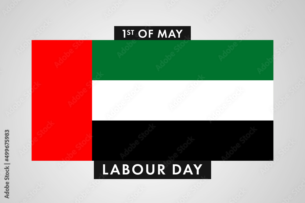 United Arab Emirates Labor Day. International World Workers Day of United Arab Emirates  background, banner or poster